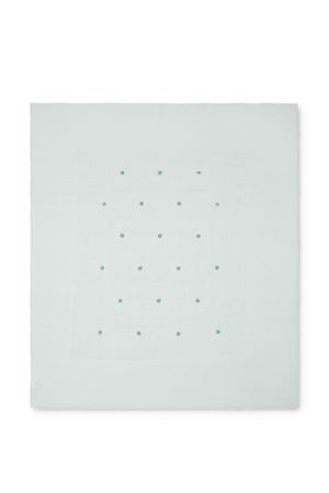 green cotton blanket LITTLE BEAR KIDS | 1115MENTAVERDE